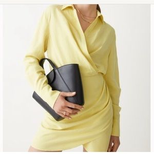 Yellow linen shirt dress &OtherStories